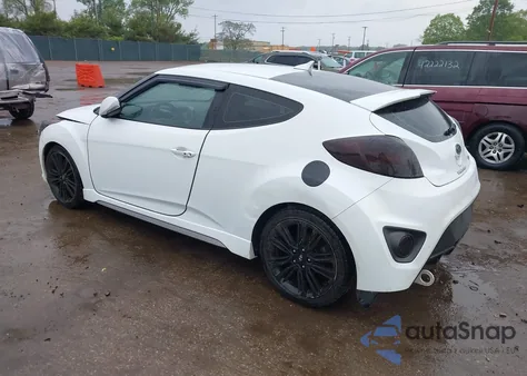 2016 Hyundai Veloster Turbo из США, поврежденный, VIN KMHTC6AE5GU297945